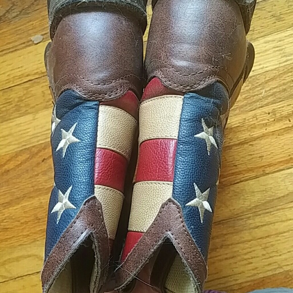 Durango Western Kids sz3M Boots Brown - Picture 7 of 8